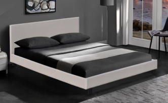 Bingkai Tempat Tidur Berlapis Hitam yang Dapat Disesuaikan, Sertifikat EMC Ukuran Raja