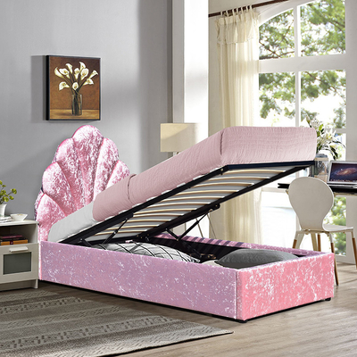 Gas Lift Up Storage Platform Frame Tempat Tidur Tempat Tidur Ukuran Penuh Dengan Tempat Simpan Di Bawah Tempat Tidur