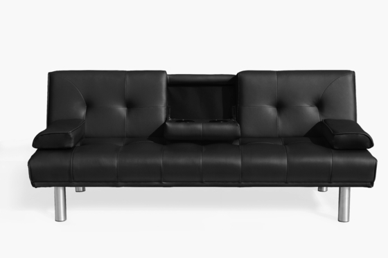 Sofa lipat yang datang dalam berbagai warna dan dapat diubah menjadi tempat tidur.