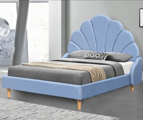 Tempat Tidur King Berlapis Linen Ukuran King