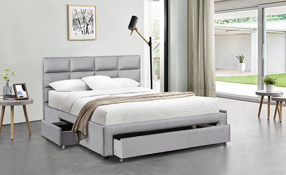 Rangka Tempat Tidur Kayu Lapis Berumbai