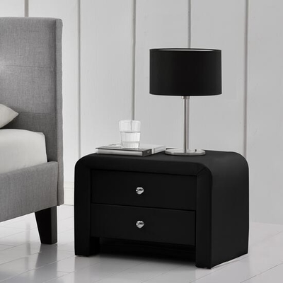 Meja Laci 2 Laci hitam berlapis