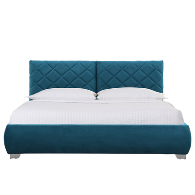 Opsional Warna Kain-Menghancurkan beludru Gas Lift Storage Ukuran penuh Tempat tidur nyaman untuk tidur CE