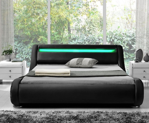 Mewah Chesterfield Rangka Tempat Tidur King Size Curved Headboard