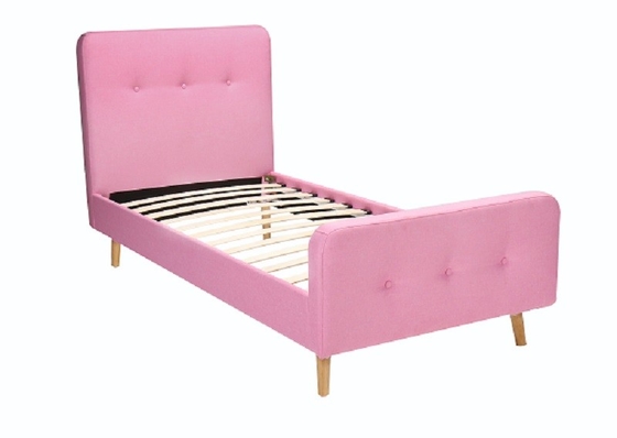 Skandinavia Modern Rangka Tempat Tidur Ukuran Queen Produsen Tempat Tidur Berlapis Kain