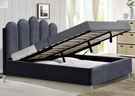 Pabrik Grosir Tempat Tidur Ukuran Queen Disesuaikan Tempat Tidur Penyimpanan Lift Gas