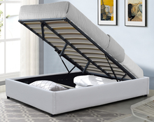 Bilah Busa Rangka Tempat Tidur Berlapis Modern Bekerja Dengan Pemasangan Headboard Diperlukan