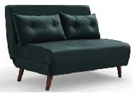 Tempat Tidur Sofa Lipat BSCI Single Tahan Lama Dengan 4 Kaki Kayu Dan Busa Ketahanan Tinggi