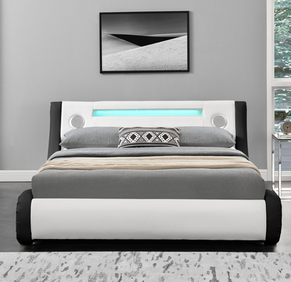 Warna opsional Kembali lembut Kulit palsu Ratu Tempat tidur nyaman untuk tidur CE