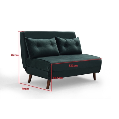 Tempat Tidur Sofa Lipat Cerah