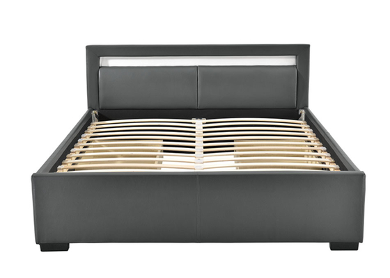 150x190cm Rangka Tempat Tidur Kayu Lapis Ukuran Raja Lemari Besar Berpakaian Platform Berlapis