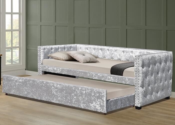 Tempat Tidur Trundle Berlapis Crush Velvet