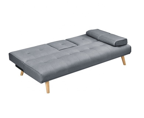 Sofabed beludru kuning multifungsi