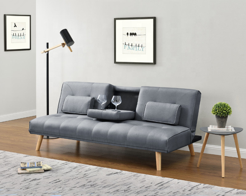 Sofabed beludru kuning multifungsi