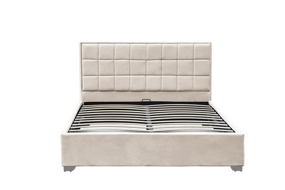 Horwood Beige Velvet Ottoman Storage Bed Frame 120x200cm 140x200cm 160x200cm 180x200cm