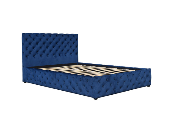 Platform OEM ODM Tempat Tidur Twin Berumbai Berlapis Dengan Penyimpanan